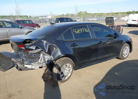 2020 Toyota Corolla Le z USA, uszkodzony, nr VIN JTDEPRAE3LJ090713